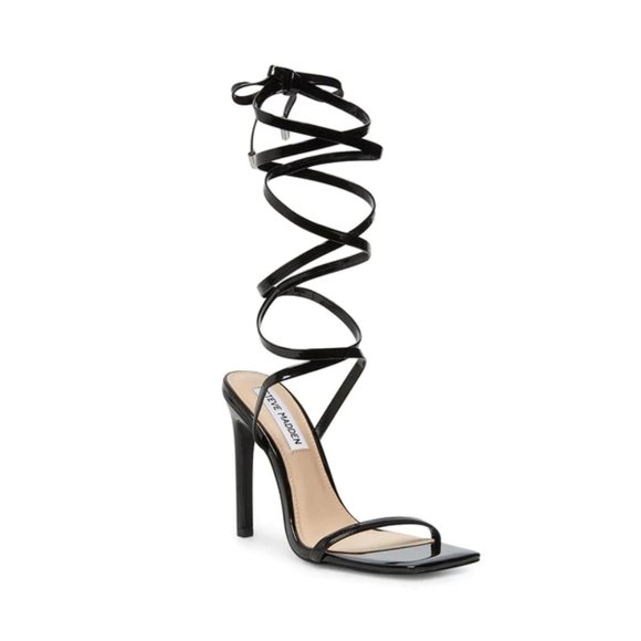 Steve Madden *NEW* UPLIFT BLACK PATENT LEATHER - Picture 1 of 6